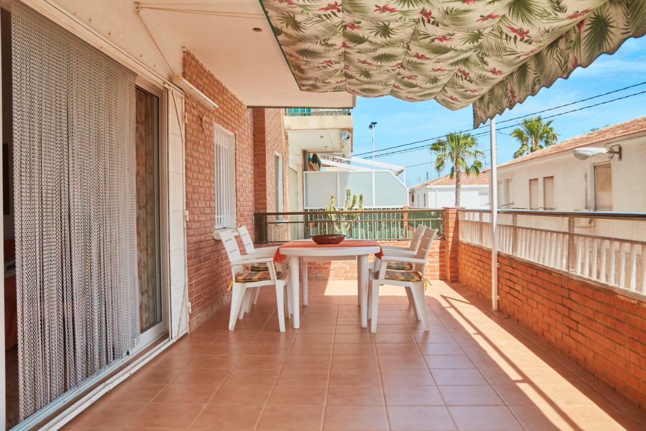 Grosse Sonnenterrasse, 200 Meter Zum Strand... Santa Pola Bagian luar foto